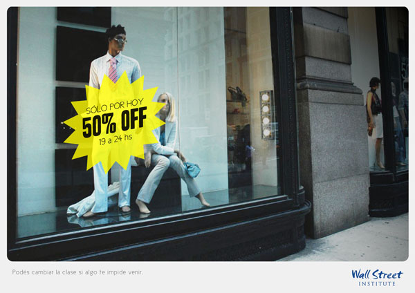 Press Ad for Wall Street Institute | Shopping